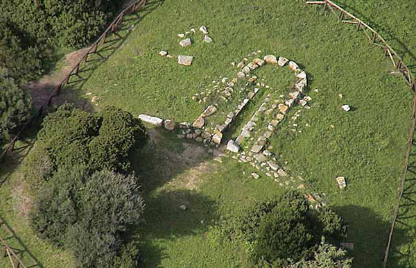 Lu Brandali Archaeological Site in Santa Teresa Gallura, Sardinia