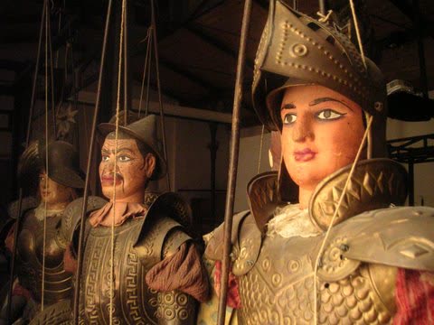 Sicily Sicilian puppets